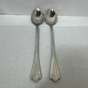 2 - Royal Gallery RGL1 Glossy 18-8 Stainless Korea Flatware 6 1/8" TEASPOONS